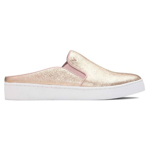 VIONIC “DAKOTA” Metallic Rose Gold Slip-On Mule Sneaker size 9.5 - Picture 4 of 15
